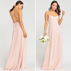 Show Me Your MuMu Blush Godshaw Goddess Gown